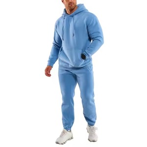 Ensemble de survêtement décontracté personnalisé pour hommes Jogging en polyester avec capuche et pantalon cargo Concevez votre propre combinaison de sport vierge - Product Image 3
