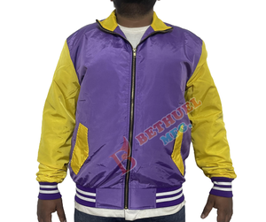 2025 chaqueta de bombardero personalizada para hombre estilo Letterman ropa de calle Abrigo con capucha para primavera otoño uso informal al aire libre alto para invierno - Product Image 2