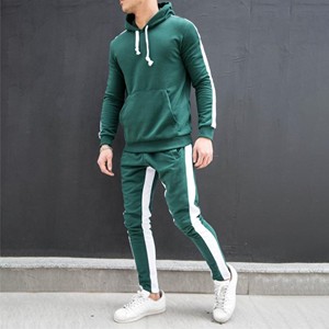 Ensembles Hip Hop Personnalisés Ensemble 2 Pièces Sweats à Capuche pour Hommes Pantalon de Survêtement à Capuche avec Impression DTG Survêtement Délavé pour Hommes - Product Image 2
