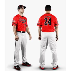 Airflow-Optimized Personalized Athletic Synthetic Baseball Uniform Youth Ventilation-Enhanced Custom Sublimated Baseball Uniform - Product Image 1