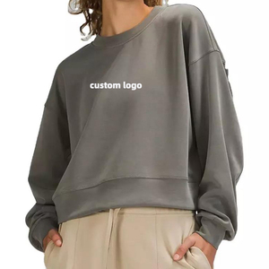 Alta calidad Heavy Fleece French Terry algodón en relieve moda sudadera impresión Digital mujeres sudaderas - Product Image 3