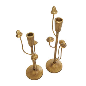 Candelabro de Metal dorado antiguo de inspiración Vintage, la mejor opción, elegante entrada o pasillo para el hogar con un toque clásico - Product Image 3