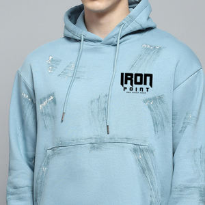 Meilleure vente Ensemble de survêtement d'hiver personnalisable avec logo Respirant Séchage rapide Pantalon avec col à capuche Décontracté Taille plus grande en vente - Product Image 5