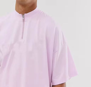 T-shirt oversize tendance à manches courtes, patchwork, color block, pour homme - Product Image 3