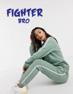 Sudaderas con cremallera para mujer Conjunto de dos piezas de alta calidad Sudaderas con capucha recortadas de peso pesado Chándales para mujer - Product Image 3