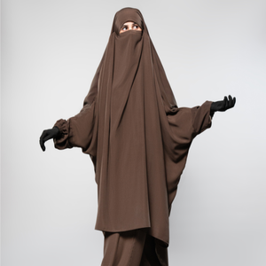Breathable Daily Wear Jilbab Wholesale OEM Manufacturer Lightweight Quick Dry <b>Polyester</b> <b>Fabric</b> Modest Prayer Dress Low MOQ - Product Image 1