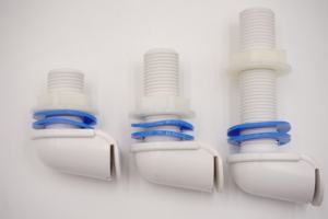 Urinoir moderne pour hommes en plastique ABS OEM avec valve de chasse droite, durable, logo personnalisé - Product Image 2