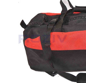 Sac de sport en toile personnalisable de grande taille avec doublure en nylon pour MMA Arts martiaux Utilisation en salle de sport Fermeture à glissière et à fermoir Sangle réglable - Product Image 4