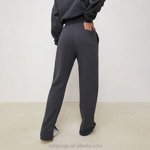 Conjunto Deportivo Holgado de Felpa de Algodón Grueso con Sudadera con Capucha y Pantalones Deportivos Unisex - Product Image 6