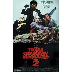 For Texas Chainsaw Massacre 2 Wall <b>Poster</b> Made of Durable Paper - Product Image 1