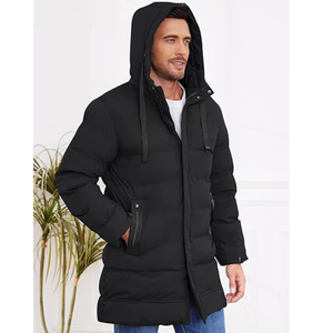 Parka Men Coats Winter <b>Jacket</b> Thicken Hooded Outwear Warm Clothing Casual Mens Overcoat - Product Image 5