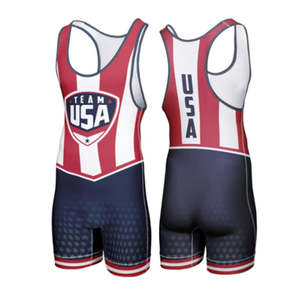 Custom Designed Wrestling <b>Singlet</b> for <b>Men</b> Quick Dry Breathable Sportswear for Gym Training and Competitions - Product Image 5