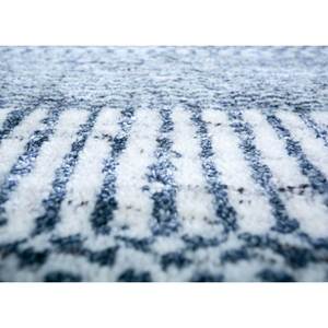 พรมทอมือ Konstrukt Ivory ทำจากขนสัตว์และไหมไผ่ พรมใยฝ้ายออร์แกนิกและปอกระเจา สำหรับใช้ในบ้าน รูปทรงสี่เหลี่ยมผืนผ้า เหมาะสำหรับห้องโถงและห้องต่างๆ - รุ่น HWB-1005 - Product Image 3