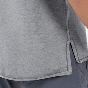 Camiseta de algodón OEM para hombre, Camiseta con cuello redondo, Camiseta lisa con sublimación, camisetas unisex negras con serigrafía y logotipo personalizado - Product Image 4