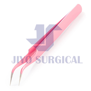 Pince à cils rose | Outil applicateur d'extension de cils de précision en acier inoxydable - Product Image 5