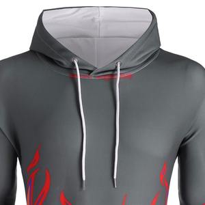 Sweat-shirt à capuche oversize pour homme en coton 380g personnalisable, capuche courte de luxe, streetwear lourd, sweat-shirts d'hiver, uni, teinture unie, imprimé - Product Image 4