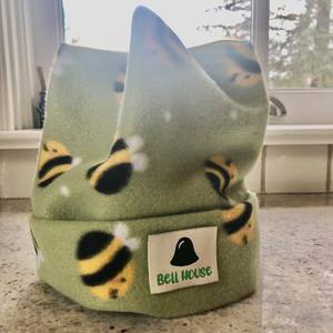 Etiquettes d'ourlet de vêtements tissées pliées au centre d'une étiquette damassée personnalisée Pli d'extrémité en polyester durable - Product Image 1