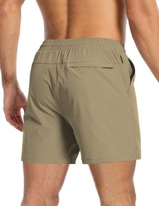 Pantalones cortos de malla atléticos personalizados con forro de compresión bolsillo para teléfono estilo deportivo para entrenamiento deportes Fitness gimnasio correr Jogging - Product Image 3