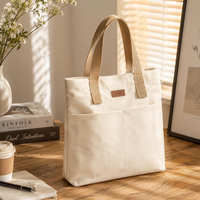 Sac fourre-tout en toile multi-poches, expédition rapide, approvisionnement direct d'usine, certifié OEKO-TEX, pour commande personnalisée professionnelle