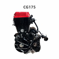 Ensemble moteur CG175 175cc 4 temps, CDI électrique, refroidissement par air, pour tricycle, scooter, neuf, OEM, vente en gros