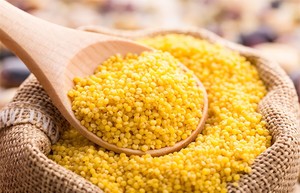 Organic Non-GMO Glutinous Hulled Yellow <b>Millet</b> From Thailand 1000g Dried Grain for Porridge/Baking (Bulk Supply) - Product Image 2