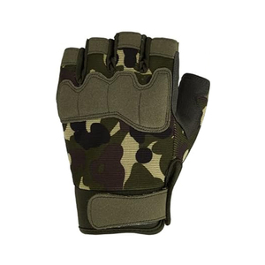 Hot Selling Breathable Lightweight Cotton Waterproof Adjustable Wrist Strap Non-Slip Half Finger Safety Unisex Pull-On Gloves - Product Image 6