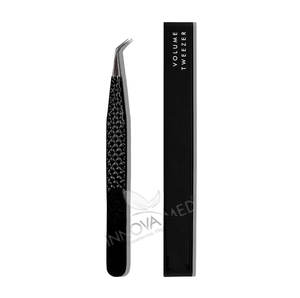 2 Pcs Mega Russian Volume Eyelash Extension Tweezers Kits Stainless Steel Pointed Volume Tweezers Wholesale - Product Image 3