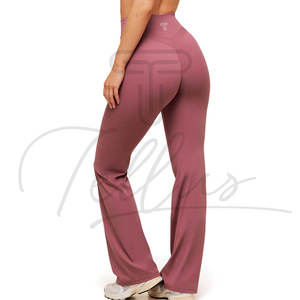 Wholesale Women's Casual Breathable <b>Thick</b> <b>High</b> <b>Waist</b> Seamless Knitted Winter <b>Leggings</b> <b>High</b> Quality Custom Yoga 3D Embroidery - Product Image 6