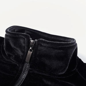 Survêtement en velours pour hommes, léger, de qualité supérieure, logo personnalisé/couleurs Ensemble de survêtement en velours respirant unisexe avec les meilleures choses - Product Image 5