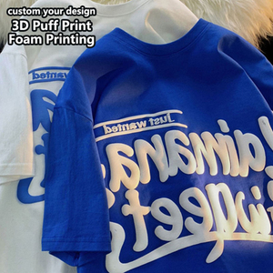 Camisetas de Alta Calidad para Hombre, Diseño Personalizado, 100% Algodón Ecológico, Anti-Pilling, 180g, Corte Regular, Impresión Puff Frontal - Product Image 5