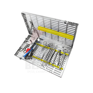 Instrumento de conjunto de cirugía oral estándar de extracción básica quirúrgica de grado de acero inoxidable - Product Image 2