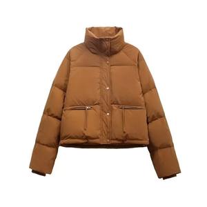 เสื้อโค้ทบุนวมผ้าฝ้ายสำหรับผู้หญิงแจ็คเก็ตขนเป็ดสไตล์เกาหลีสำหรับฤดูหนาว2025 - Product Image 4