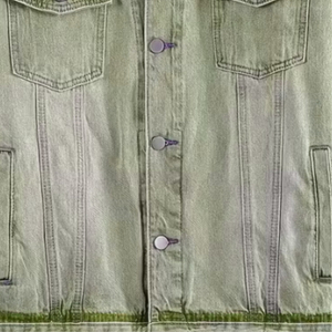 New Arrival Men's 100% Top Quality Cotton Denim Jacket & <b>Slim</b> Jean Jacket with Ripped Design Vintage Style Jackets - Product Image 4