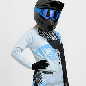 Maillot de moto d'été du logo personnalisé du fournisseur OEM pour femmes tissu en maille respirant grande taille services de marque privée hiver - Product Image 2