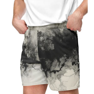 Pantalones cortos para correr ecológicos de poliéster 100% estilo callejero para hombre, pantalones de playa con estampado completo, impresión por sublimación - Product Image 3