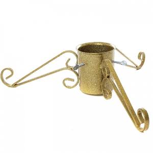 Support d'arbre de Noël en métal de haute qualité conception robuste support d'arbre moderne en couleur or pour Support d'arbre de Noël pour l'utilisation de la décoration - Product Image 1