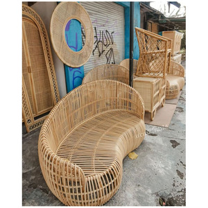 Lampe en corde de jute tissée à la main de conception vintage moderne 2025 Pendentif rond en rotin - Product Image 3