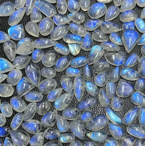 พลอยมูนสโตนธรรมชาติอัญมณีทรงหลังเบี้ยแท้สำหรับทำเครื่องประดับอัญมณี - Product Image 2