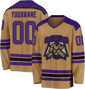 Camiseta de hockey sobre hielo personalizada para equipos de clubes y ligas Sublimación a todo color Tela antisudor Cambio rápido - Product Image 4