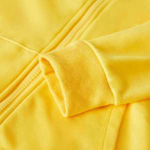 Sudadera con capucha y cremallera de lana de algodón 100% al por mayor para niños y niñas, cuello con capucha de color sólido para deportes, grupo de edad infantil - Product Image 4