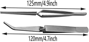HASIBI NAQIBI pince à épiler pliée à action inverse croix verrouillage bijoutiers horlogers outils 4 instruments pince base chirurgicale - Product Image 4