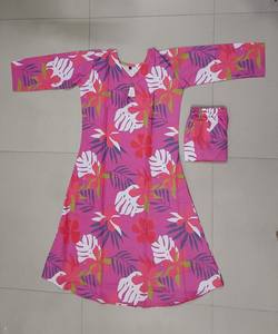 ชุดเสื้อผ้าพิมพ์ลายดิจิทัลผ้าเรยอนเสื้อผ้าใส่ประจำวัน - Product Image 3