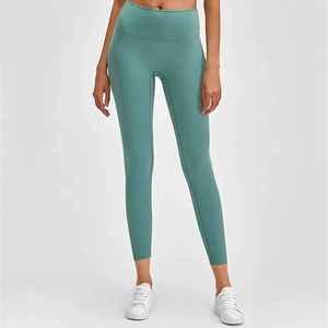 Femmes taille haute Fitness Gym Sport course Yoga Leggings gros Push-up Leggings avec motif solide pour le sport et le yoga - Product Image 6