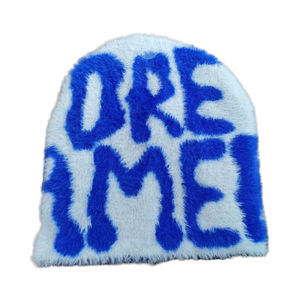 Lightweight fuzzy mohair beanie with relaxed crown and stretch fit unisex winter <b>cap</b> for <b>hiking</b> travel and streetwear looks - Product Image 5