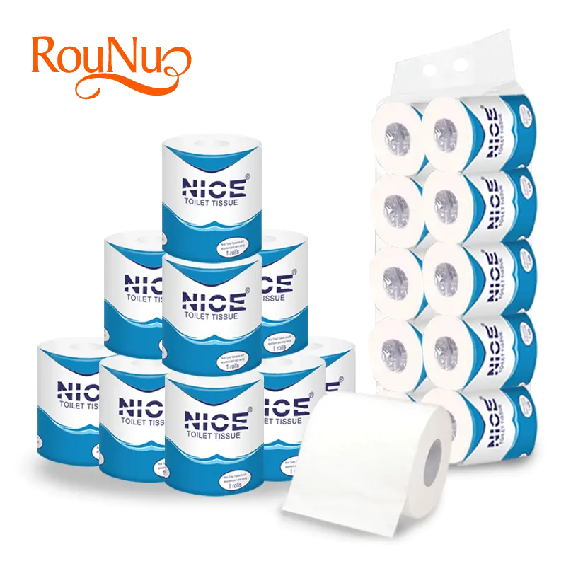 1000 Lembar 3ply 12 Bungkus Individual Dibungkus 17G Mg Tisu Toilet Kertas Roll