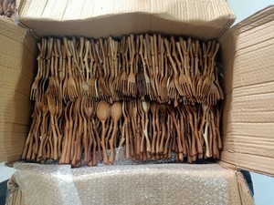 Cuchara de madera Toque natural para cada comida Adecuado para un estilo de vida básico - Product Image 5