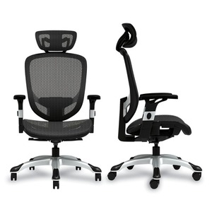Silla de trabajo giratoria ergonómica de malla Alera Minerva de 17,24 a 20,98 pulgadas. Soportes para Altura de Asiento con Capacidad para 275 Libras. Sillas de Oficina Negras - Product Image 5
