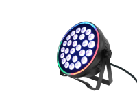 Lumière PAR LED P2708R/ P2708R-2 27*8W RGBW, contrôle DMX plat en plastique pour éclairage de scène de fête d'événement