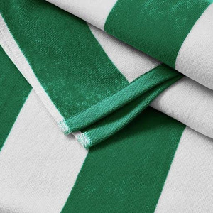 Serviette de bain 100% coton éponge personnalisée pour piscine et plage avec logo pour hôtels - Product Image 2