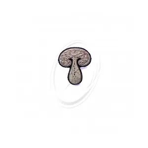 蘑菇设计按钮手定制贴花胸针徽章 | 定制金条徽章批发供应商